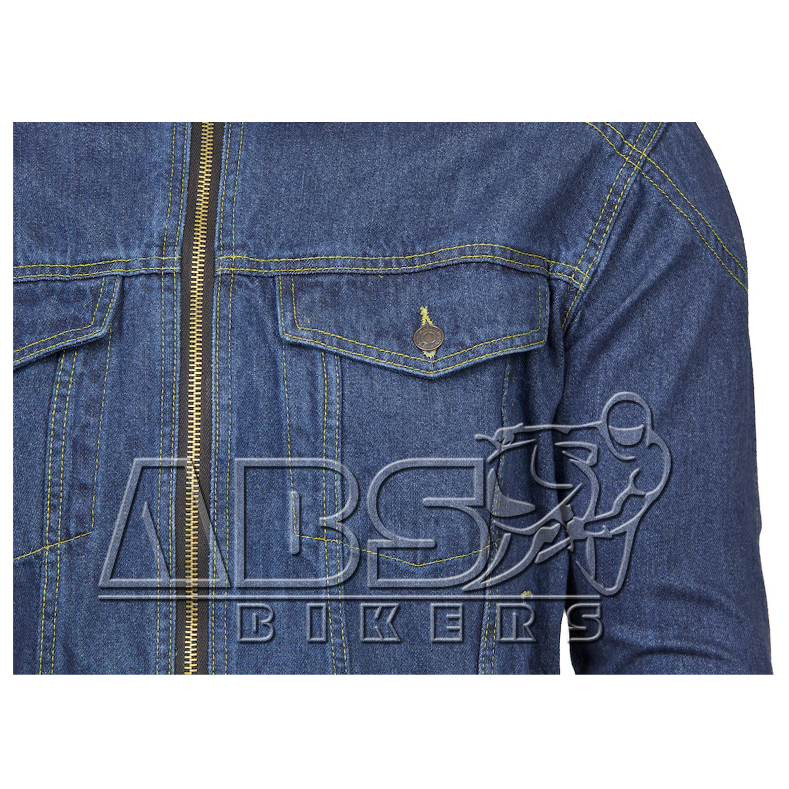 Motorcycle Kevlar Denim JacketABS Bikers